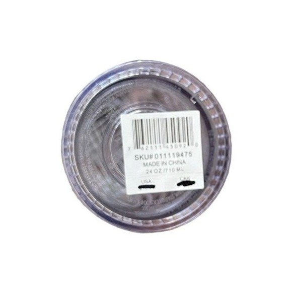 Starbucks Tumbler Silver Chrome Grid Ombre Gradient Cold Cup Swirl Straw Venti - Picture 5 of 5